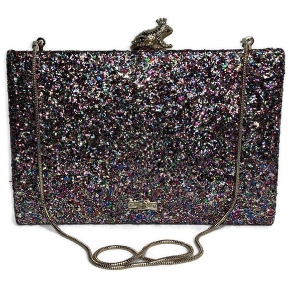 Kate Spade Frog Clutch I kissed a 🐸 Glitter Bag - Picture 6 of 6